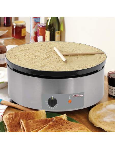 Crêpière haut rendement, électrique, Ø 400 mm "émaillée"