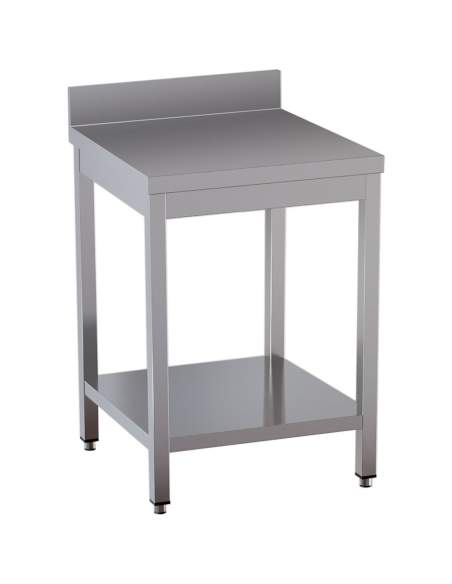 Table de travail avec sous tablette + dosseret arrière 