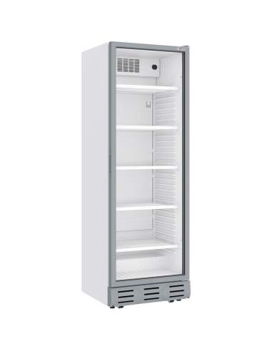 Vitrine ventilée positive 382 litres BLANCHE