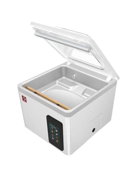 Machine sous-vide, cuve inox 370x420xh180 mm. 21 m3/h ecran TOUCH