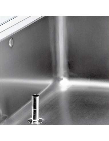 Élément bain-marie sur meuble ouvert 4x GN 1/1