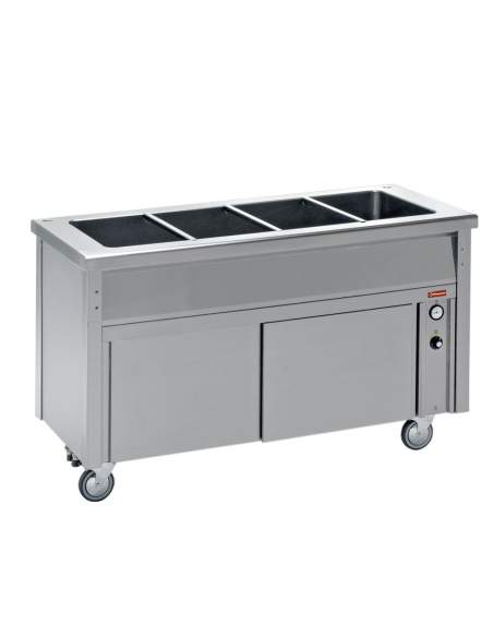 Élément bain-marie sur armoire neutre 3 GN 1/1