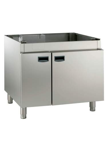 Armoire neutre avec portes, fours 6 & 10x GN 1/1