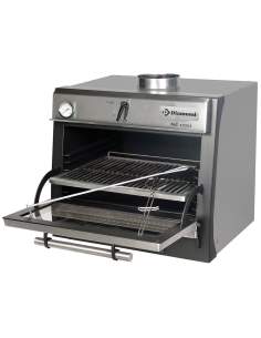 Four-BBQ à charbon, GN 1/1 (60 Kg/h)/Inox