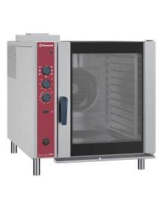 Four gaz à convection, 10x GN 2/1, humidificateur automatique 