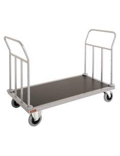 Chariot transfert valises, double poignée