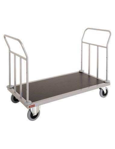 Chariot transfert valises, double poignée