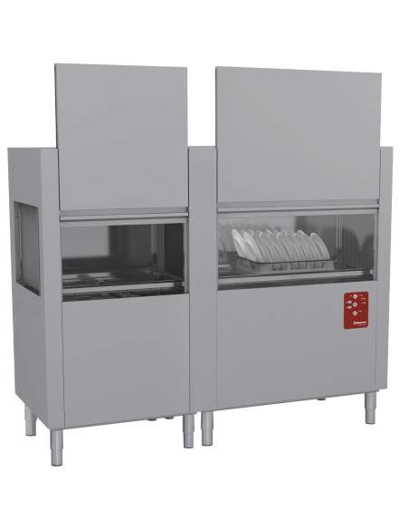 Lave-vaisselle à traction de paniers 200Pan/H