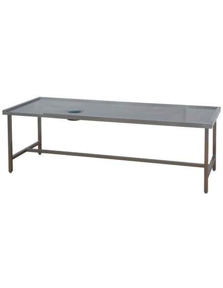 Table de triage (droite) avec trou vide-ordures