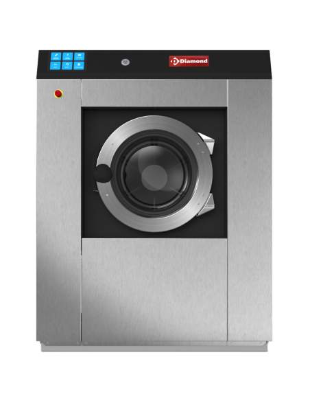 Lave-linge à super essorage, 23 kg "inox"