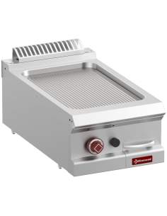 Plaque de cuisson gaz rainurée, module 1/2  -Top-
