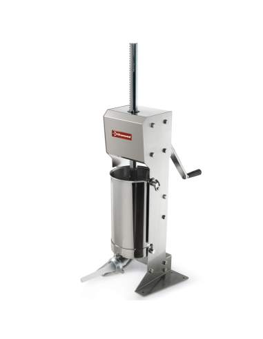 Poussoir manuel vertical en inox, 12 litres