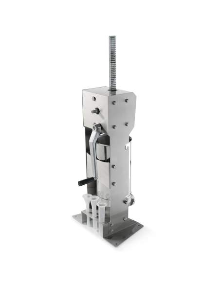 Poussoir manuel vertical en inox, 12 litres