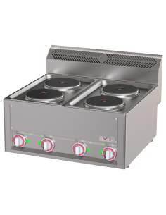 Cuisinière électrique 4 plaques, -Top-