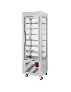 Vitrine panoramique, 5 niveaux, 360 LT, inox.