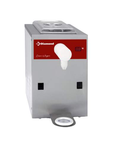 Machine réfrigérée à chantilly en inox, cuve 5 L (150 L/h)