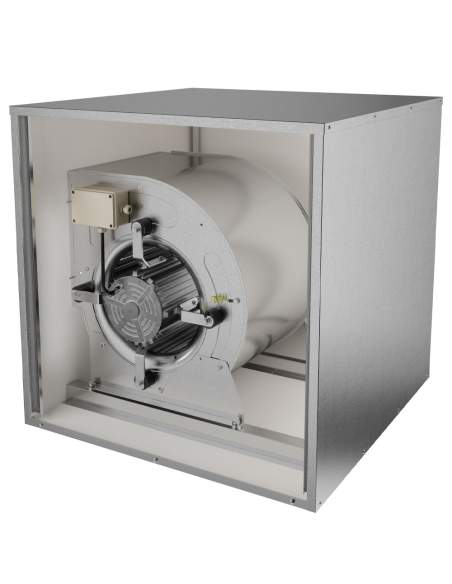 Ventilateur centrifuge avec caisson isolé