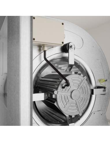Ventilateur centrifuge avec caisson isolé