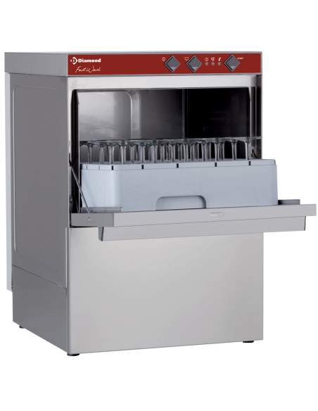 Lave-verres et vaisselle panier carré 450x450 mm + adoucisseur