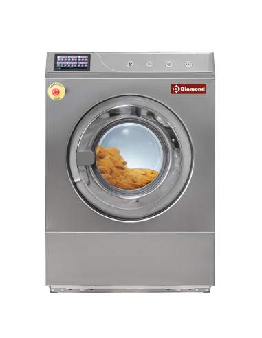 Lave-linge à super essorage, 23 kg "inox"