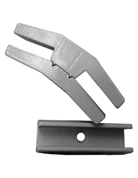 Kit de 2 fixations pour vitre frontale "pare haleine" (4 pcs)