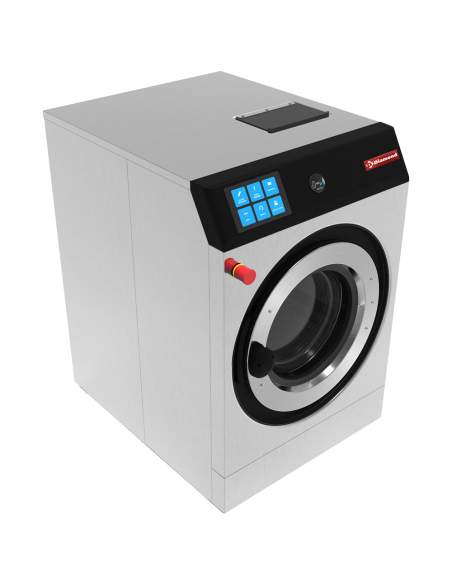 Lave-linge à super essorage, 11 kg "inox"