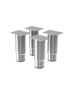 Kit de 4 Pieds inox réglable (h.125mm)