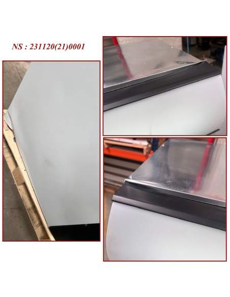 Vitrine T° positive, ventilée, 500 Lt., avec caisson lumineux