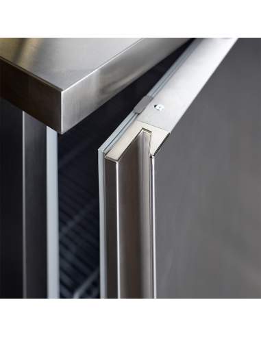 Armoire congélateur, statique, 400 litres. acier inox
