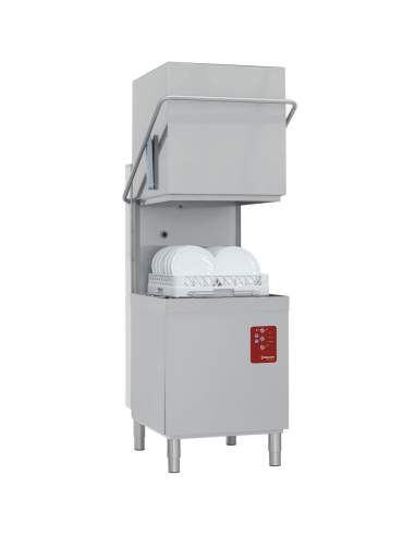 Lave-vaisselle à capot, panier 500x500 mm +Break Tank + Adoucisseur en continu