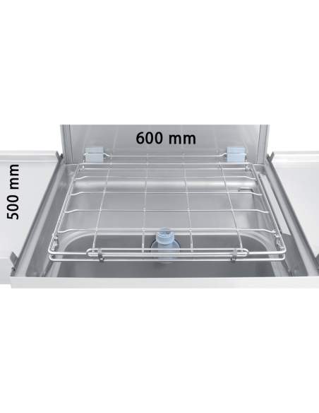 Lave-vaisselle & batteries à capot, panier 600x500 mm + Adoucisseur en continu