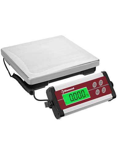 Bascule électronique inox, 15Kg x 5g