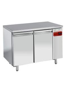 Table de congélation, ventilée, 2 portes GN 1/1, (Sans groupe)