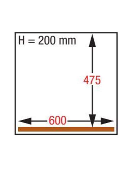 Machine sous-vide, chambre 600x475xh200 mm - 63 m3/h