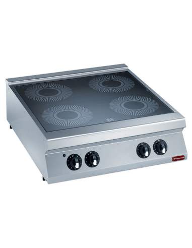 Cuisinière électrique vitrocéramique 4 zones -TOP-