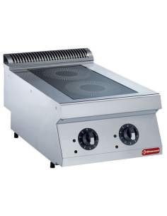 Cuisinière électrique, 2 foyers à induction -TOP-