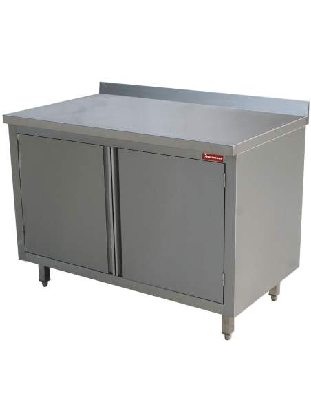 Table armoire neutre, portes battantes