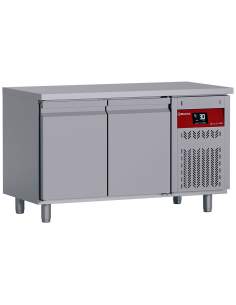 Table frigorifique ventilée, 2 portes GN 1/1, 260 Lit.