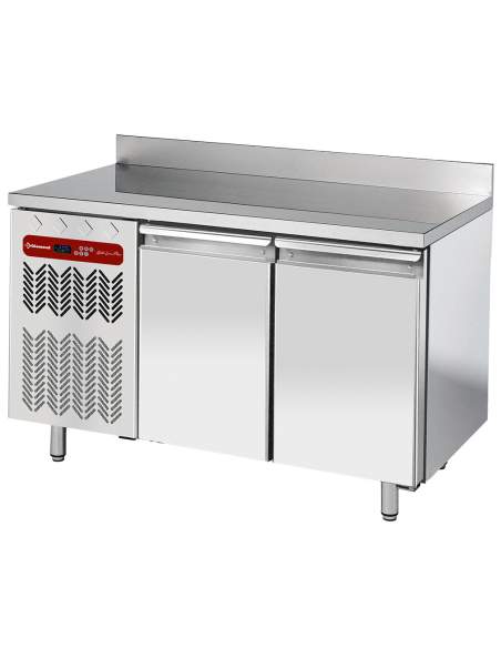 Table frigorifique "murale", ventilée, 2 portes GN 1/1, 260 Lit. groupe à GX