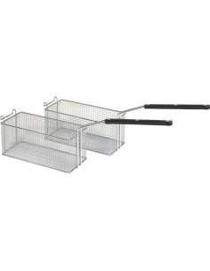 Panier pour friteuses (2x1/2) 23 litres