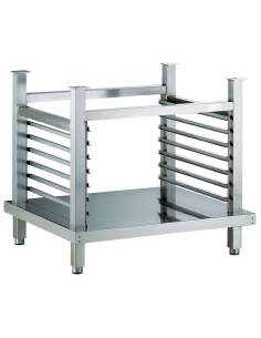 Support avec structure à platines, fours 6 & 10x GN 1/1