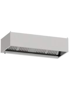 Hotte murale 4 filtres labyrinthes 400x400 mm