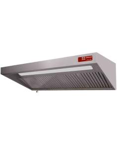 Hotte complète (8/9T-2500 M3/h) 120 Pa, éclairage, variateur, 4 filtres