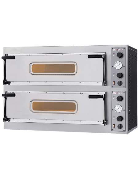 Four électrique 2x 2 pizzas diam. 410mm, 2 chambres