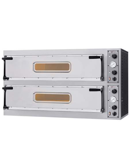 Four électrique 2x 3 pizzas diam. 360mm, 2 chambres