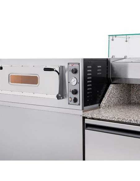 Four électrique 2 pizzas diam. 410mm, 1 chambre