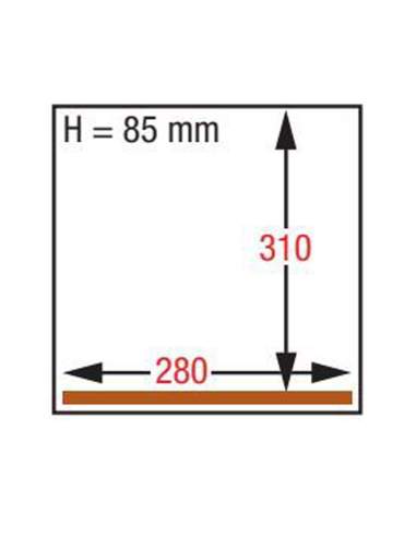 Machine sous-vide, cuve inox 280x310xh85