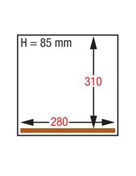 Machine sous-vide, cuve inox 280x310xh85