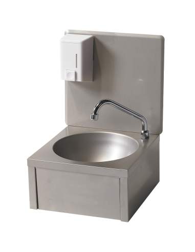 Lave-mains mural avec distributeur de savon 500ml