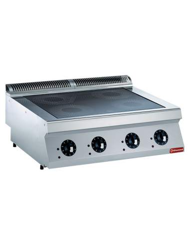 Cuisinière électrique, 4 foyers à induction -TOP-